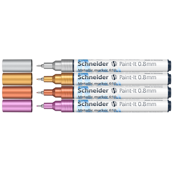 Schneider Metallicmarker Paint-It 0,8 mm 8er-Set