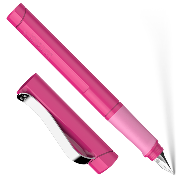 jaloezie ontvangen kraai Base pink Line width M Fountain pens | buy on schneiderpen.com