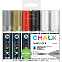 Chalk Marker 4-8 mm Basic-Set 1 MP