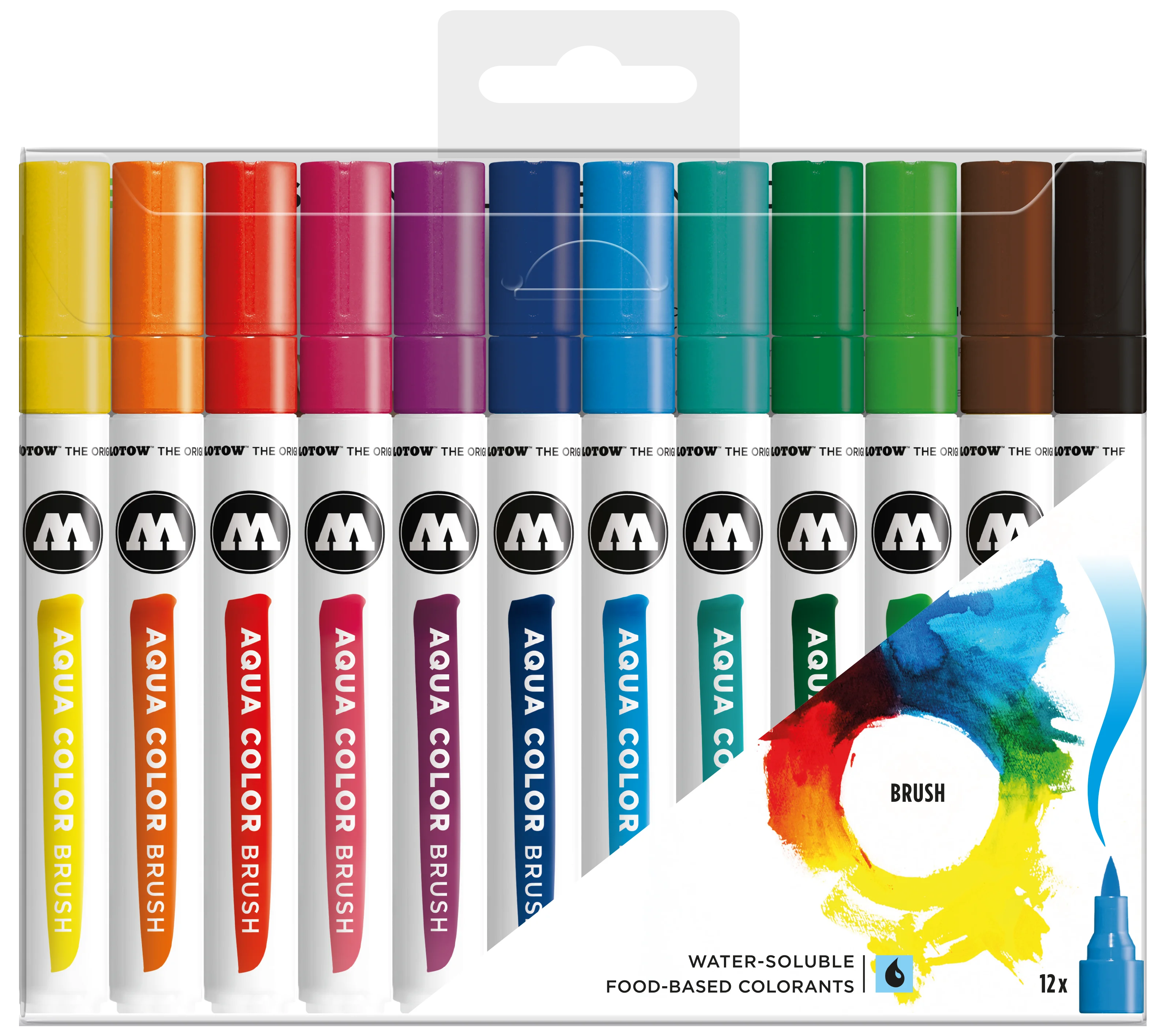 Aqua Color Brush 1-2 mm