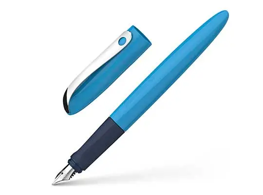 Wavy Schreiblernfüller in blau