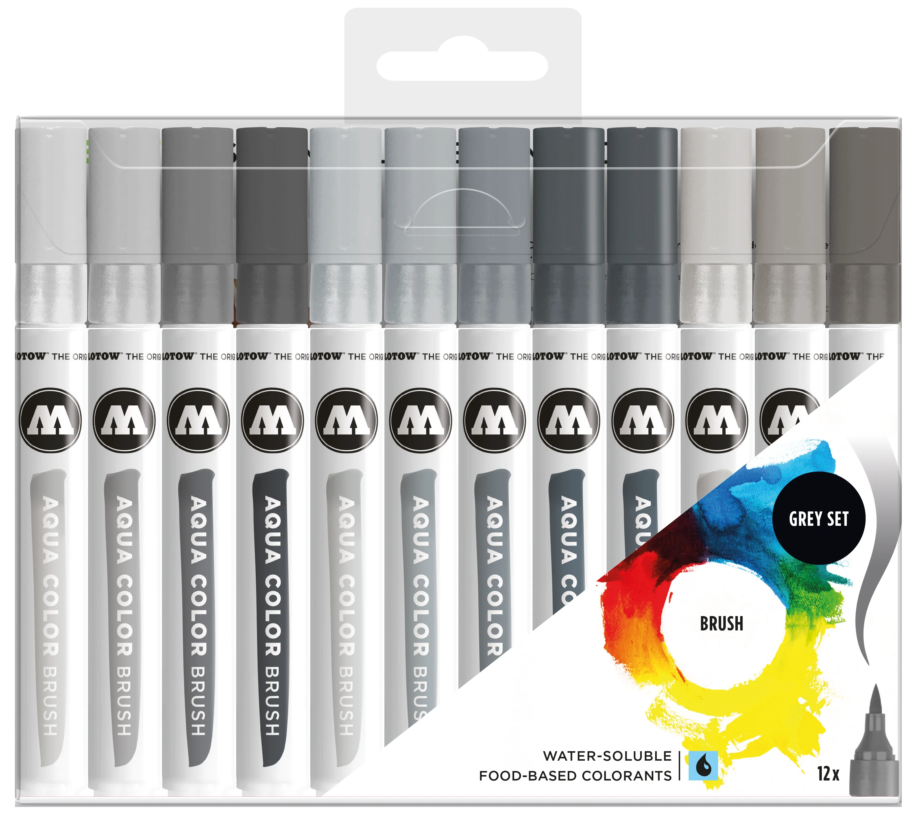 Aqua Color Brush 1-2 mm