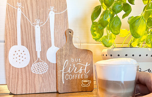 DIY-Holzbrett-Header