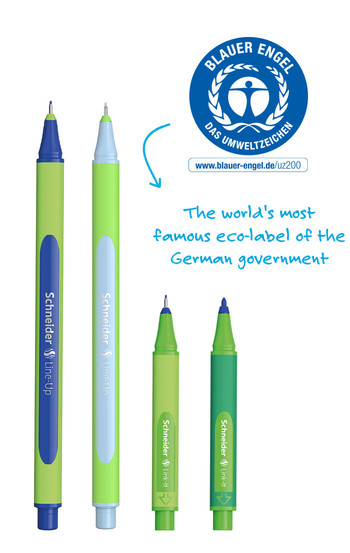 Pens made from bio-based plastics