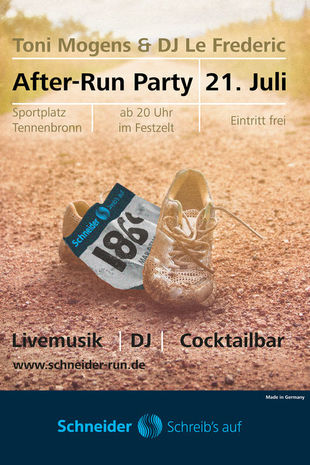 After-Run-Party am 21.07.2018