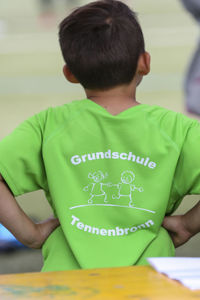 Die Grundschule Tennenbronn am Start des 3. Schneider-Runs