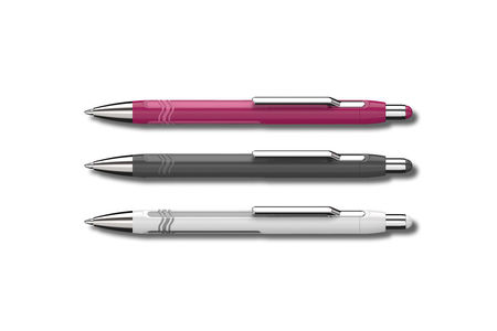 Durch schlichte und dennoch elegante neue Farben wird der Kugelschreiber Epsilon sofort zum Hingucker.