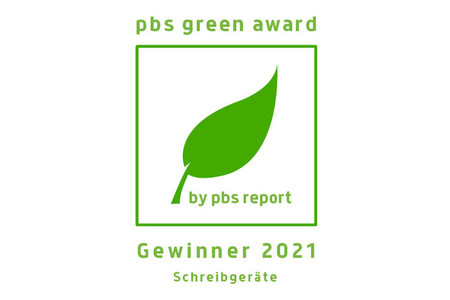 Logo des Green Awards für den Kugelschreiber Reco