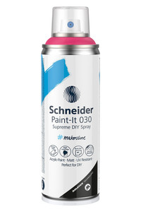 Makers Line with a new acrylic-based spray: Schneider Paint-It 030 Supreme DIY Spray.