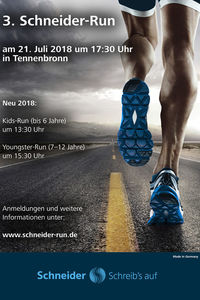 Neu beim 3. Schneider-Run: Kids-Run und Youngster-Run