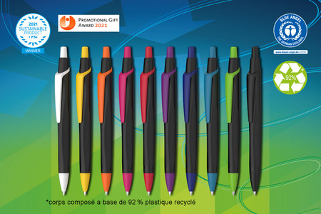 Pour 2021, le stylo à bille Reco a fait son entrée chez les nominés PSI Sustainability Awards.