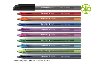 Schneider ballpoint pen Vizz comes in 10 beautiful writing colours.