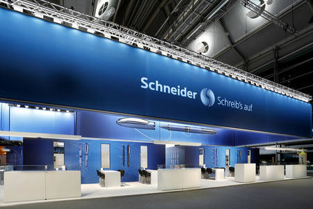 Schneider booth at the Paperworld 2015 2