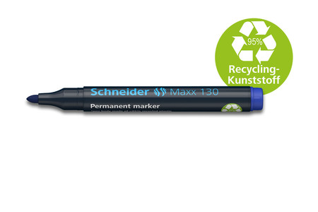 Schneider hat bei vielen Modellen aus dem Markersortiment auf Recyclingmaterial umgestellt.