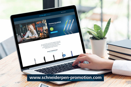 Schneider hat jetzt auch für den Werbeschreibgeräte-Bereich eine Webseite.