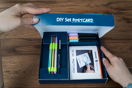 Schneider Postkarten DIY Set. Perfekt um etwas Individuelles zu kreieren.