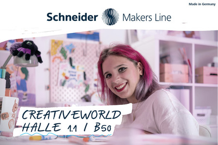 Schneider Schreibgeräte GmbH auf der Creativeworld 2023 in Frankfurt.