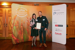 Stolze Gewinner: Schneider Schreibgeräte bei den Sustainability Awards 2018