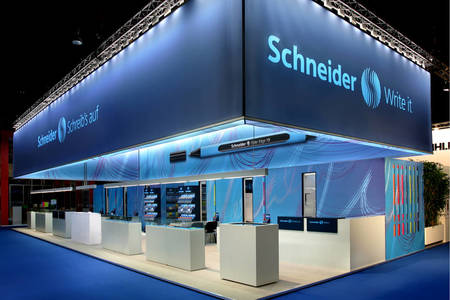 The new Schneider brand identity at the Paperworld
