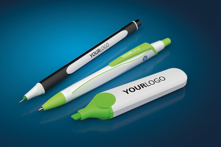 Three Schneider promotional products meet the strict guidelines of the Blue Angel for writing instruments.