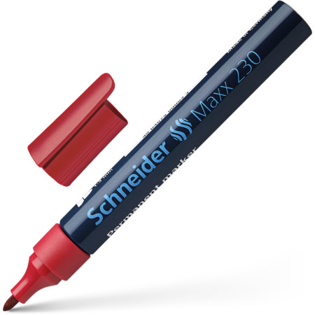 Maxx 230 rojo Trazo de escritura 1-3 mm Marcadores permanentes by Schneider