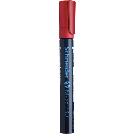 Maxx 230 rouge Épaisseurs de trait 1-3 mm Marqueurs permanents by Schneider