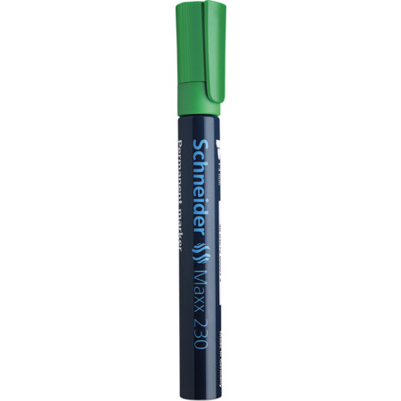 Maxx 230 vert Épaisseurs de trait 1-3 mm Marqueurs permanents by Schneider