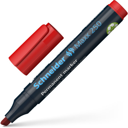 Maxx 250 red Line width 2+7 mm Permanent markers by Schneider