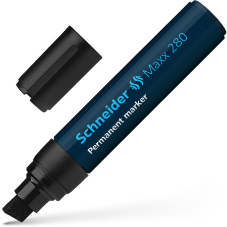 Maxx 280 black Line width 4+12 mm Permanent markers by Schneider
