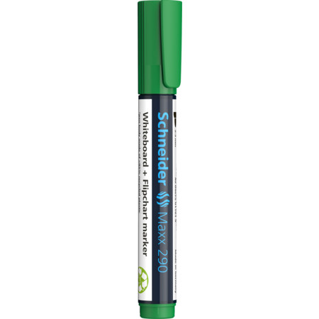 Maxx 290 groen Schrijfbreedte 2-3 mm Whiteboard- & Flip-over markers by Schneider