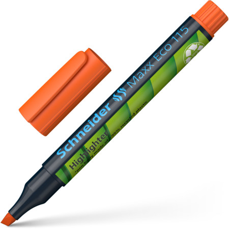 Maxx Eco 115 naranja Trazo de escritura 1+5 mm Resaltadores by Schneider