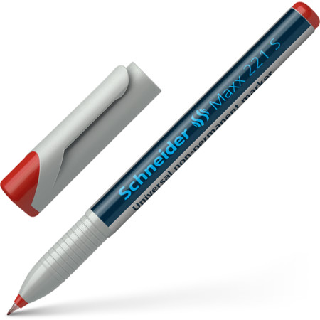 Maxx 221 rojo Trazo de escritura 0.4 mm Marcadores universales by Schneider