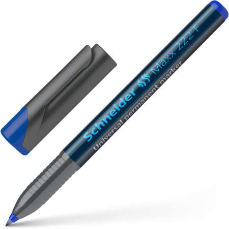 Schneider marka Maxx 222 Mavi Çizgi kalınlığı 0.7 mm Asetat Kalemleri