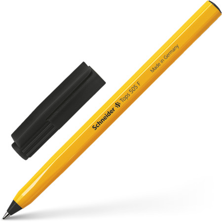 Tops 505 black Line width F Ballpoint pens von Schneider