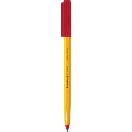 Schneider marka Tops 505 Kırmızı Çizgi kalınlığı F Tükenmez Kalemler