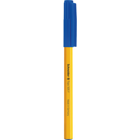 Schneider marka Tops 505 Mavi Çizgi kalınlığı F Tükenmez Kalemler