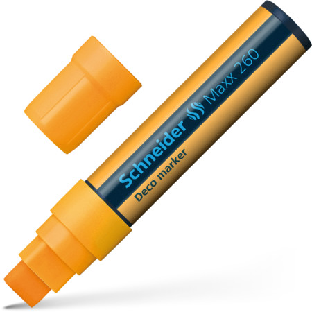 Maxx 260 orange Épaisseurs de trait 5+15 mm Marqueurs à craie by Schneider