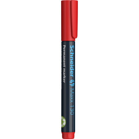 Schneider marka Maxx 130 Kırmızı Çizgi kalınlığı 1-3 mm Permanent Markörler