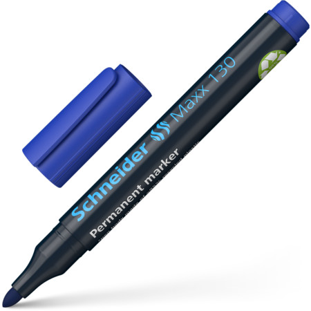 Strichstärke: 1-3 mm, nachfüllbar 10er Packung blau Schneider Maxx 130 Permanent-Marker 
