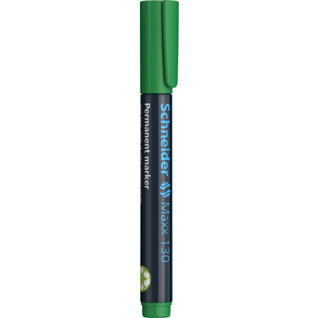 Maxx 130 verde Trazo de escritura 1-3 mm Marcadores permanentes von Schneider