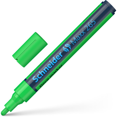 Maxx 265 verde claro Trazo de escritura 2-3 mm Marcadores de tiza von Schneider
