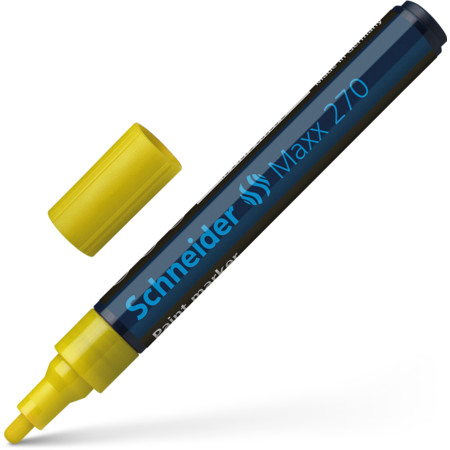 Maxx 270 geel Schrijfbreedte 1-3 mm Lak markers by Schneider