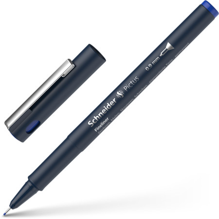 Pictus blue Line width 0.9 mm Fineliners and fibrepens by Schneider