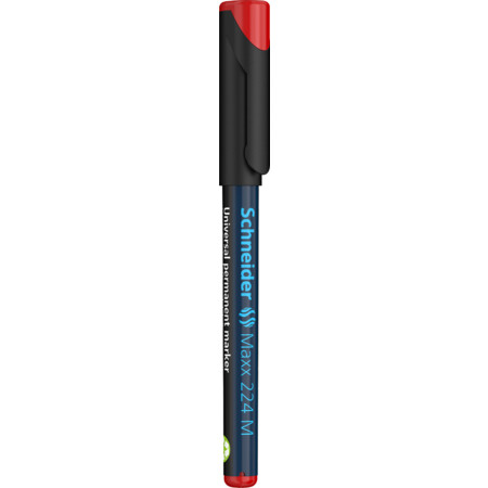 Schneider marka Maxx 224 Kırmızı Çizgi kalınlığı 1 mm Asetat Kalemleri