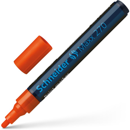 Maxx 270 naranja Trazo de escritura 1-3 mm Marcador de laca by Schneider