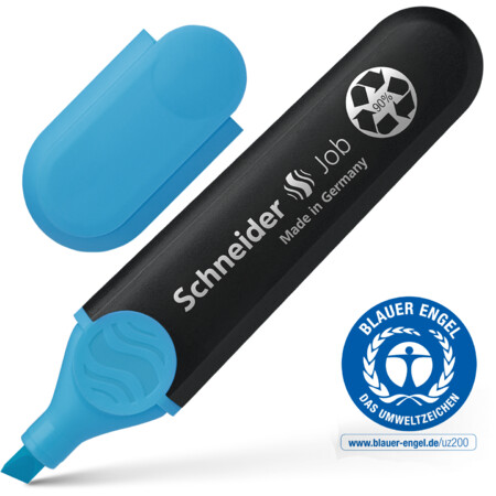 Schneider marka Job Mavi Çizgi kalınlığı 1+5 mm Fosforlu Kalemler