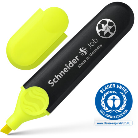 Schneider marka Job Sarı Çizgi kalınlığı 1+5 mm Fosforlu Kalemler
