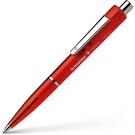 Schneider marka Optima Kırmızı Çizgi kalınlığı M Tükenmez Kalemler