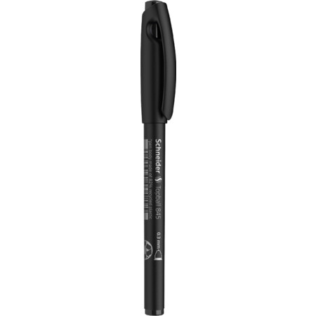Schneider marka Topball 845 Siyah Çizgi kalınlığı 0.3 mm Roller Kalemler