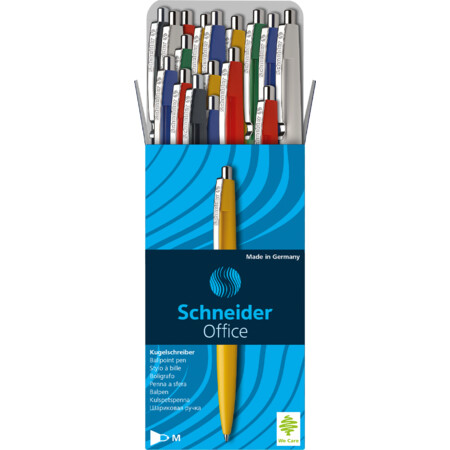 Schneider marka K 20 box Çoklu paket Çizgi kalınlığı M Tükenmez Kalemler
